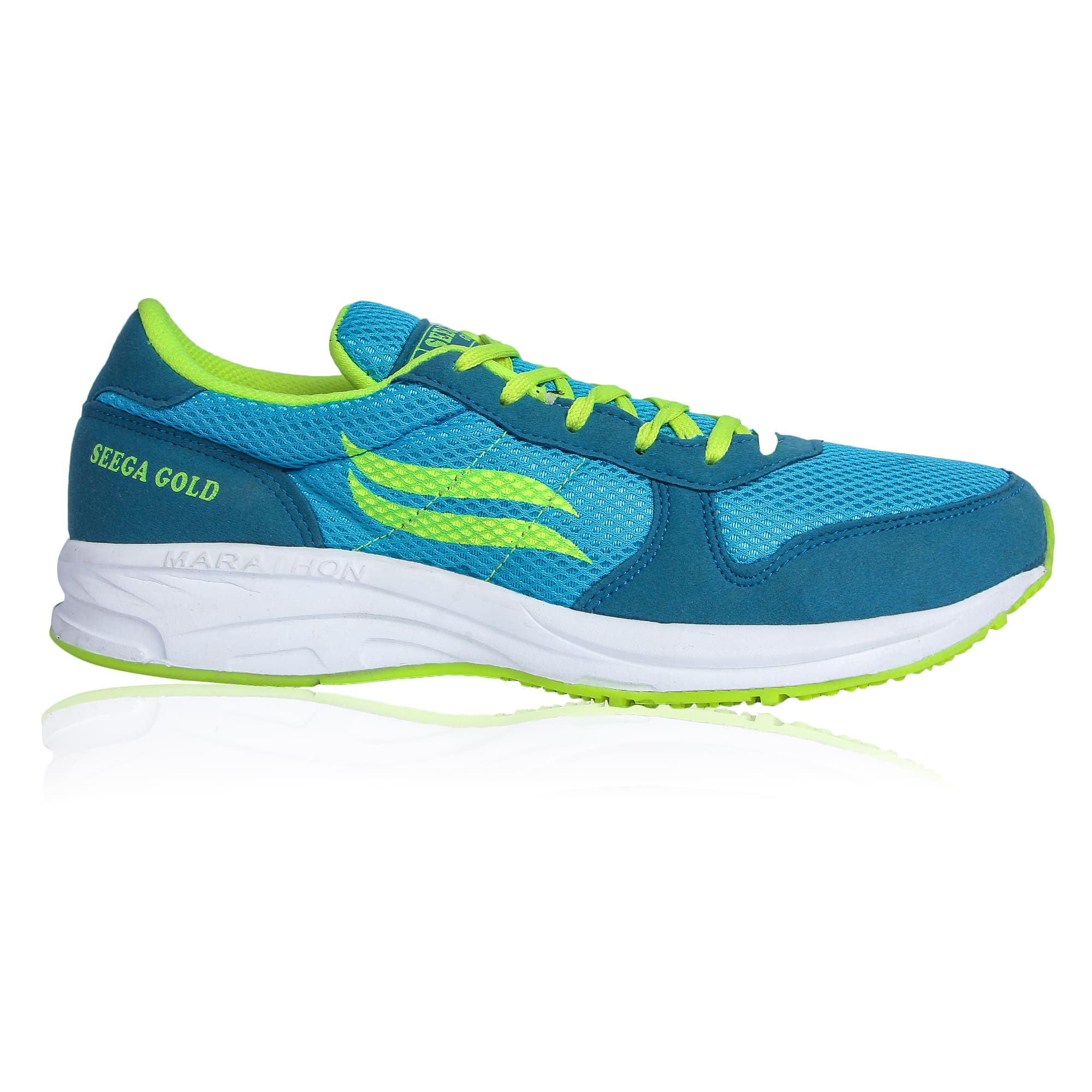 Seega Gold Marathon 01 Green Men Running Shoes Online Store For Men Footwear In India