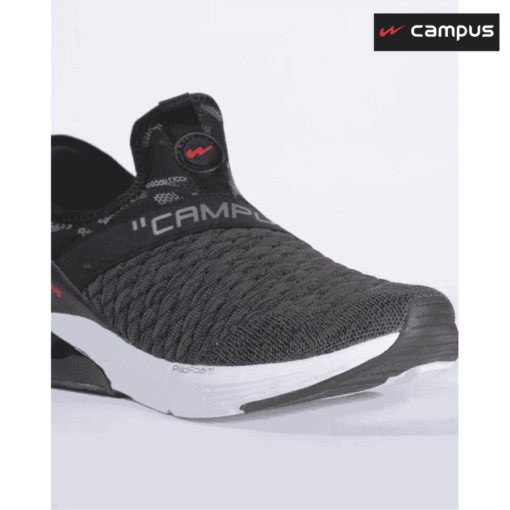 campus zebra textured slip on casual shoes